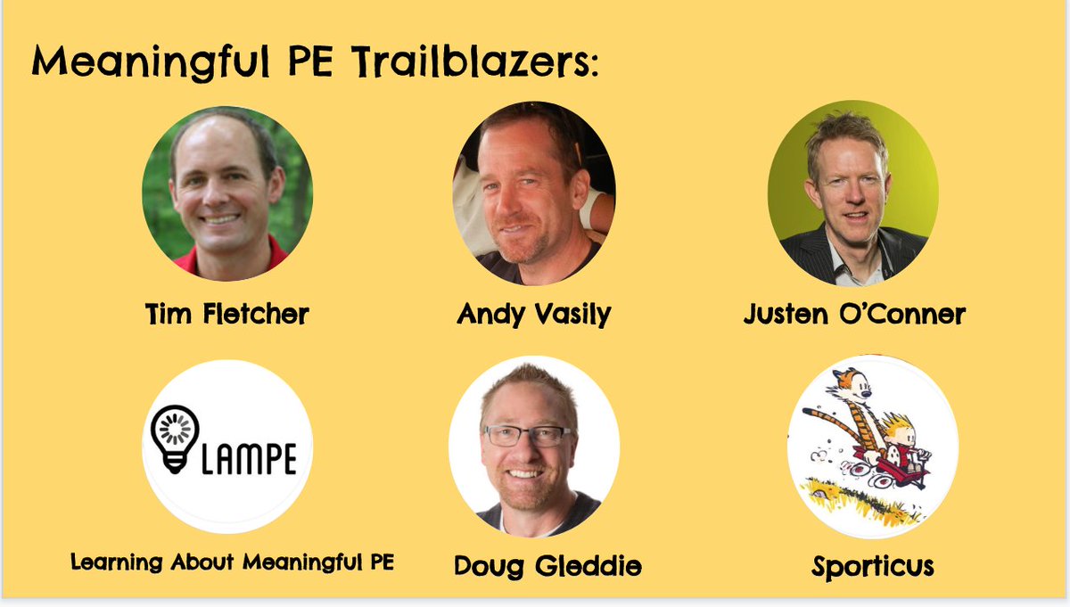 🙌🙌🙌Shout out #PhysEd trailblazers in MEANINGFUL PE  whose thinking helped inspired our #cahperd20 presentation on "JOY ORIENTED PE" <a href="/doug_gleddie/">Doug Gleddie, PhD</a> <a href="/justenoconnor/">Dr Justen O'Connor (follow on Bluesky)</a> <a href="/meaningfulPE/">LAMPE</a> <a href="/ImSporticus/">Sporticus</a> <a href="/andyvasily/">Run Your Life Podcast</a> <a href="/TimFletcher12/">Tim Fletcher</a> &amp; Dr Scott Kretchmar 🙏🙏🙏