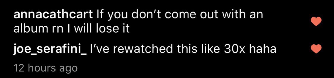 Day 23 @Olivia_Rodrigo ma’am how are u so friken talented?!?! ur new song is stuck in my head and im pretty sure it will stay there for years bec im just so CRAZY about it. luv it and luv u Joe is me but also Anna: