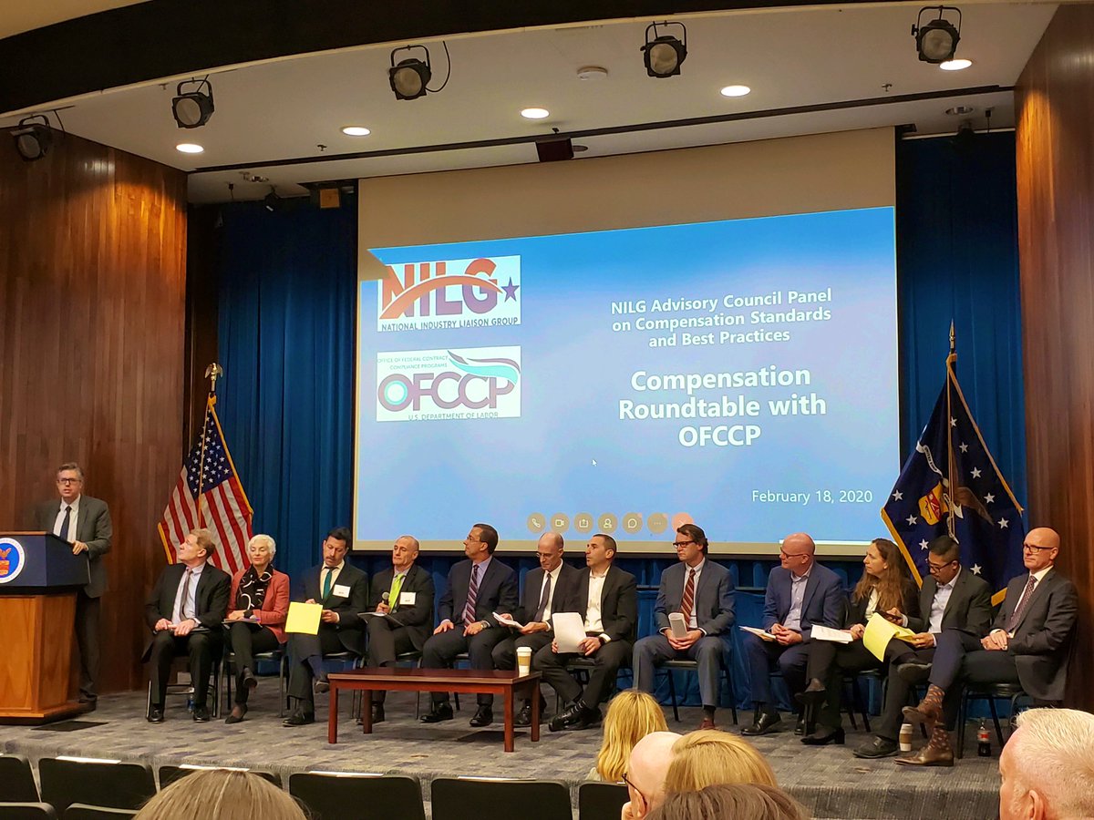 DirectEmployers's tweet photo. Today, our Executive Director @cjchambers13 is in Washington D.C. to attend an amazing compensation roundtable discussion with the #OFCCP. A big thank you to the #NILG for hosting and Director Craig Leen for starting the conversation. #HR #compensation #CompensationReviews https://t.co/7kZ2Xxw9Bv