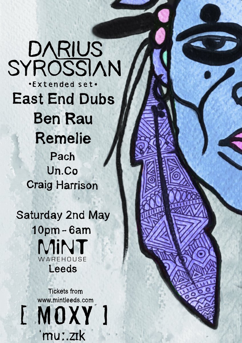 DariusSyrossian's tweet photo. LEEDS LEEDS LEEDS! 2nd MAY

@moxy_muzik returns to Leeds with this talented bunch!

RETWEET &amp; TAG 3 FRIENDS YOU WANNA TAKE FOR CHANCE TO WIN X4 GUESTLIST

Winners chosen Thursday 27th 8pm 🙌🏼

Tickets on sale 6pm 28th Feb

https://t.co/jzXNKuQ87A

@EastEndDubs @BenRau @remeliedj https://t.co/nwgczUpRD1