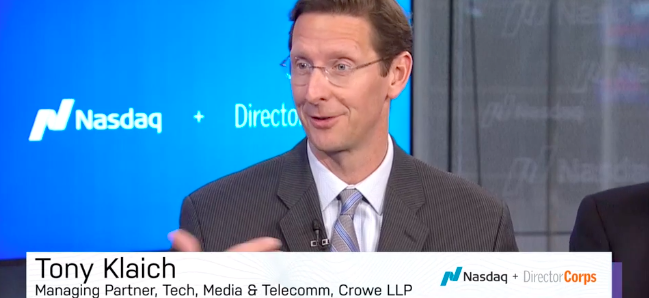 CroweUSA's tweet photo. "When you under-invest in some of these areas, especially #accounting &amp; #finance, you run into problems.." says Tony Klaich, Managing Partner at Crowe. Learn more: https://t.co/irShHngTl0 https://t.co/lnJjvCcIYg
