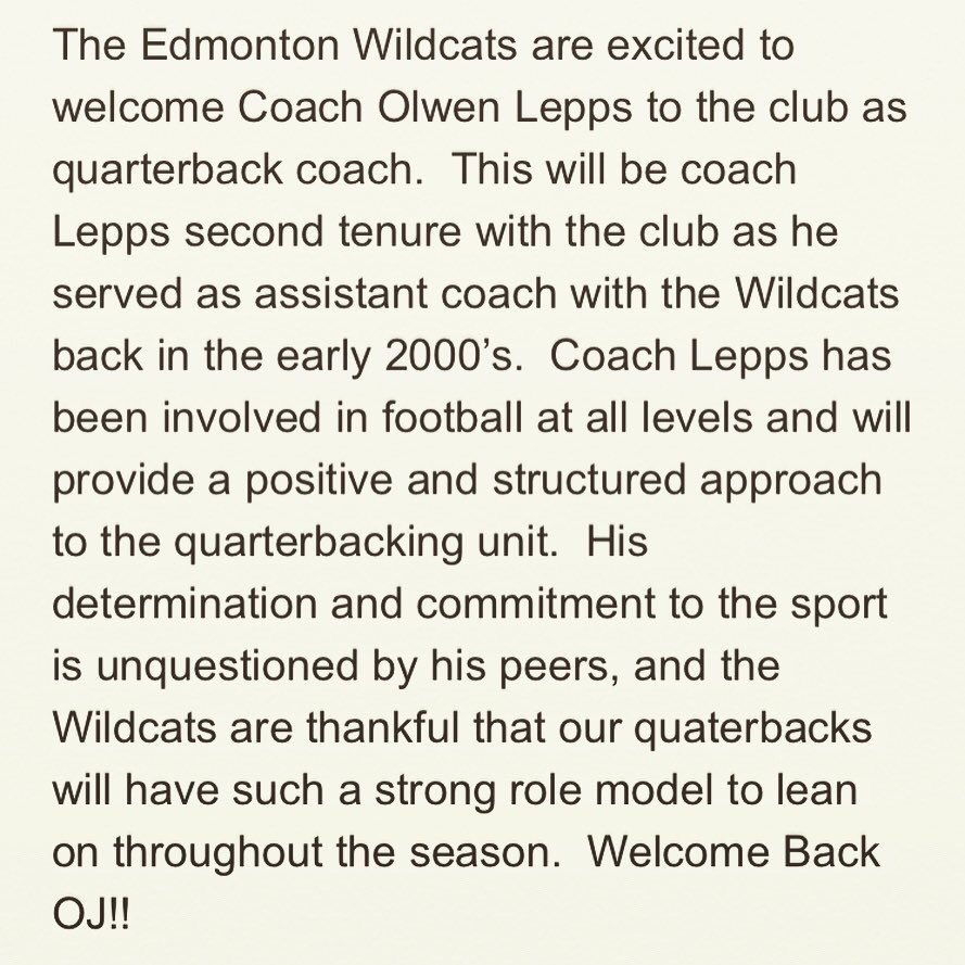 Edmonton Wildcats tweet media