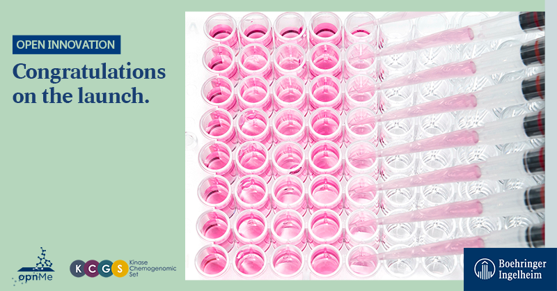 boehringerus's tweet photo. We are proud to contribute to @therealKCGS’s #openinnovation initiative by donating 17 kinase inhibitors to their Kinase Chemogenomics Set. Learn more on #opnMe: https://t.co/yXz9thmC6n https://t.co/6RY22XqeDm