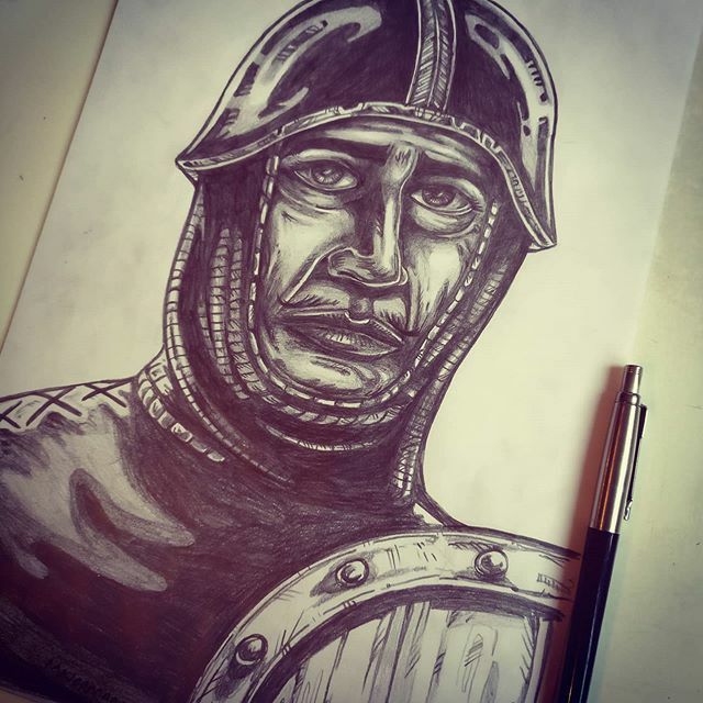 mattonorman's tweet photo. Another Guard #illustration  #art #artistsoninstagram #artoftheday #gothicart #medievalart #warhammer #warrior #knightart #pencilart #pencildrawing #pencilsketch #blackandwhite_art #comicbookart #characterdesign #macabreart #fantasyartwork #fantasyart https://t.co/ms181RBNZ6 https://t.co/JyZLHZSLRO