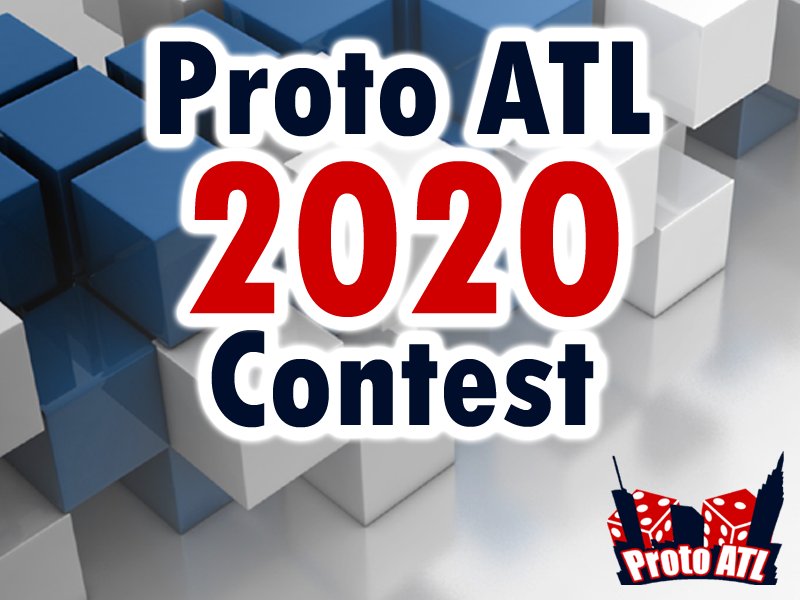 Take part in the <a href="/protoATL/">ProtoATL</a> 2020 game design contest being run on <a href="/thegamecrafter/">The Game Crafter</a> Design a game that costs no more than $20 and plays in 20 mins or less.

Some big prizes like loads of shop credit and free games. Check it out!

thegamecrafter.com/contests/proto…