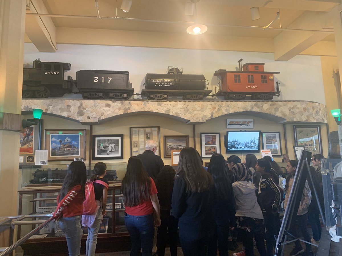 RadteacherAvery's tweet photo. Today’s classroom to career adventure brought to you by the San Bernardino transportation center.  #Radteacher #SMMSMV https://t.co/WEuT7xb9Bu