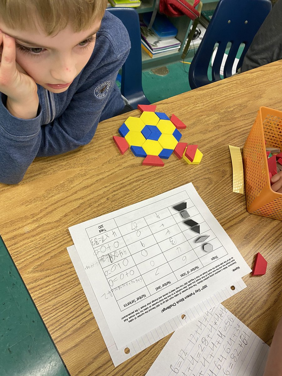 CReillyRTG's tweet photo. 100 Day Rich Task— How can I create a design made up of exactly 100 sides? #TuckahoeRocks @TuckahoeSchool https://t.co/yUqtC9Kt4J