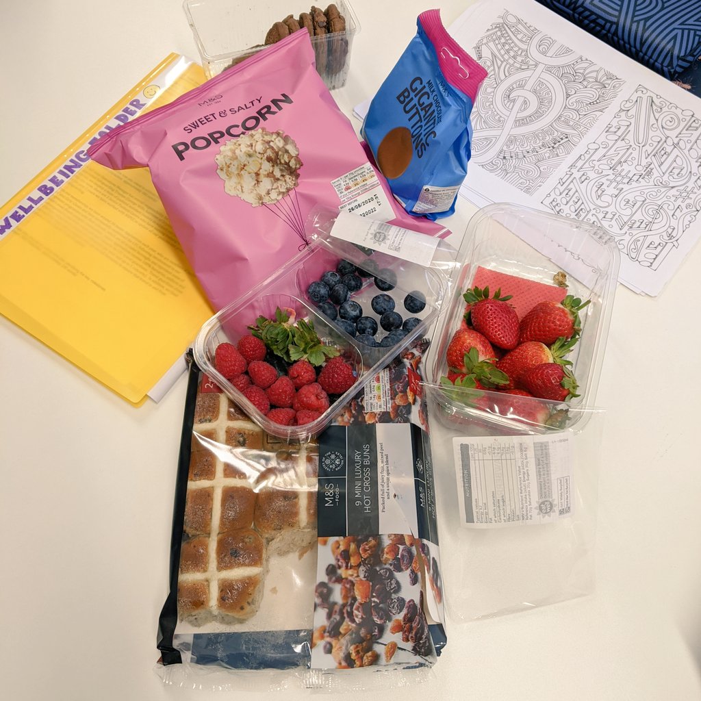 LonYouthChoirs's tweet photo. Essential pastoral meeting supplies! So much progress made and future planning done to ensure the best possible support for our members. https://t.co/ZAdunK6TRV