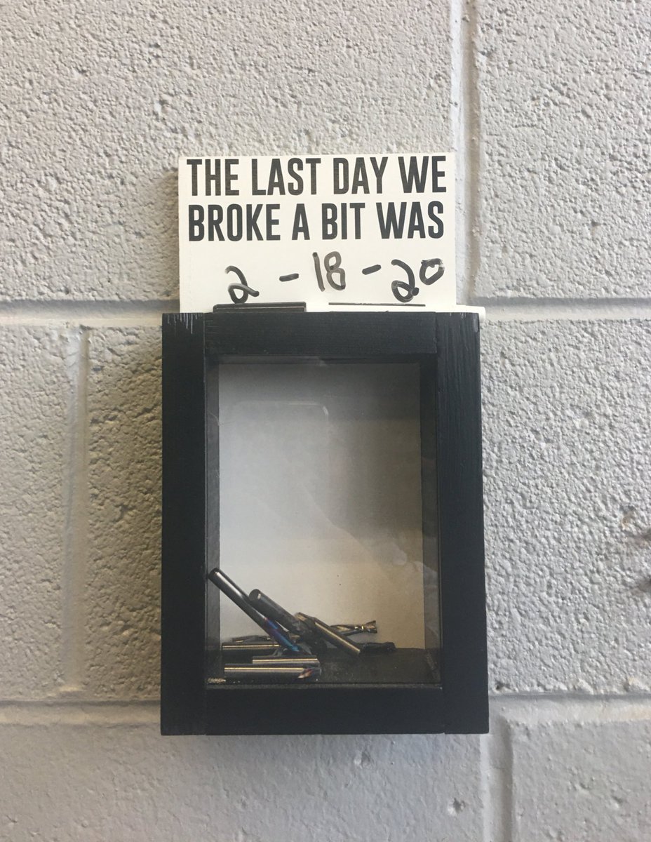 lincolnfablab's tweet photo. Back to zero, how far will we get?😬 #oops #cnc #woodworking #fablab #drillbit #engineeringfails #tools https://t.co/m0lljUQKO7