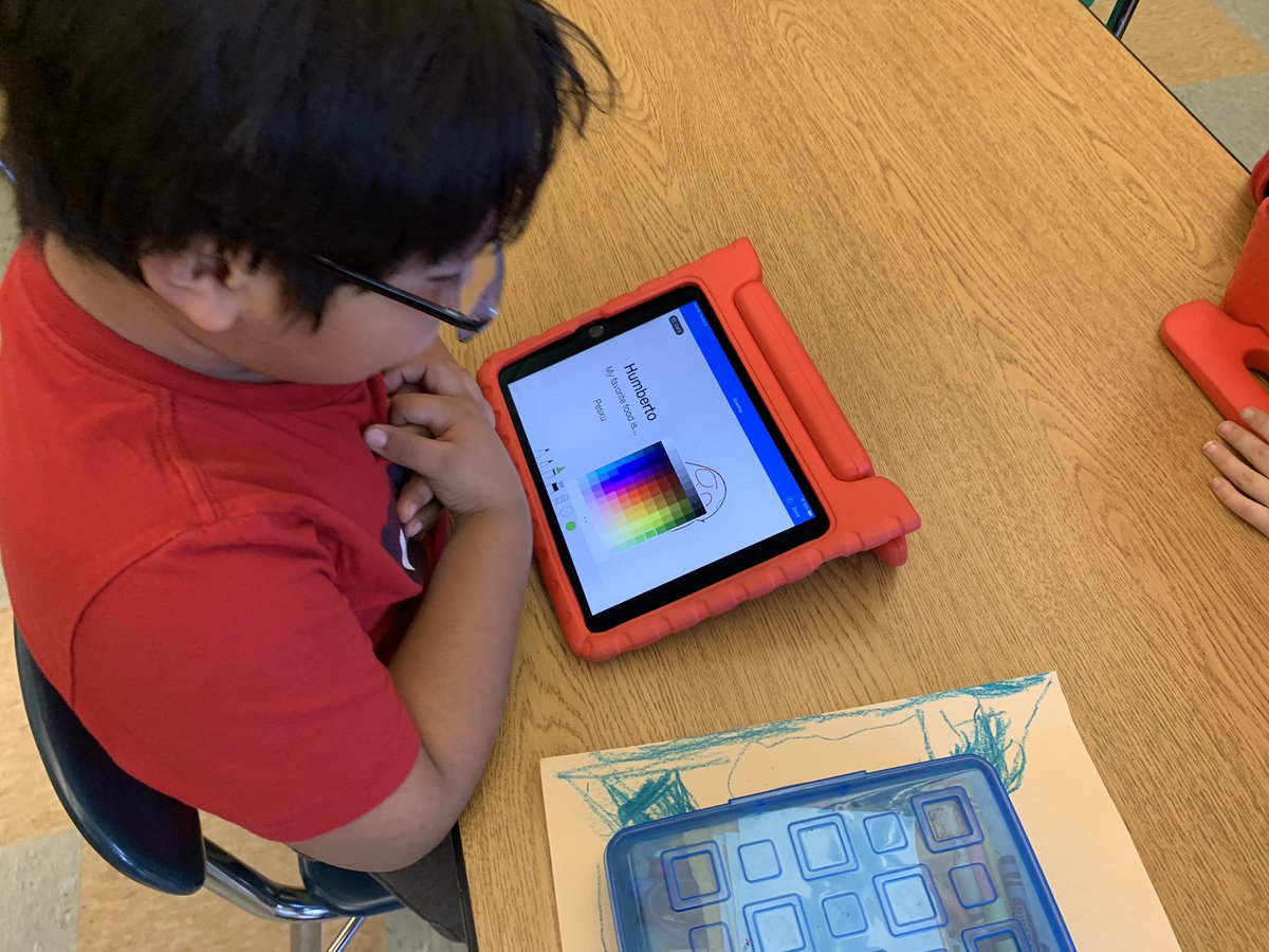 kbiege's tweet photo. #SDJInnovators, #SDJanesville, #Rooseveltes utilizing Keynote App to share our favorite foods with Kindergarten students! https://t.co/ML13AjSqcf