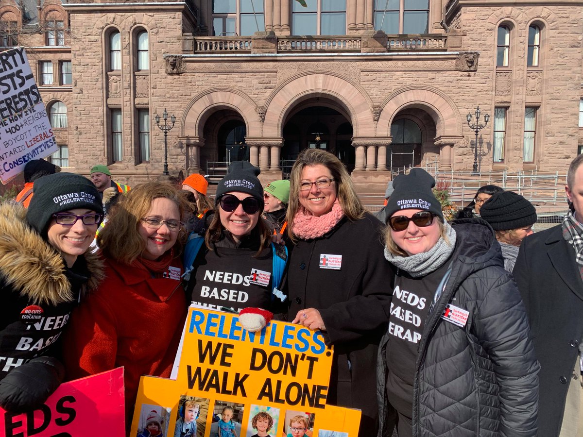 MTaylorNDP's tweet photo. Glad to stand with parents and advocates at Queen's Park today to demand that the Ford government end the delays and provide a truly needs-based autism program. https://t.co/Jm0h4kzhRS