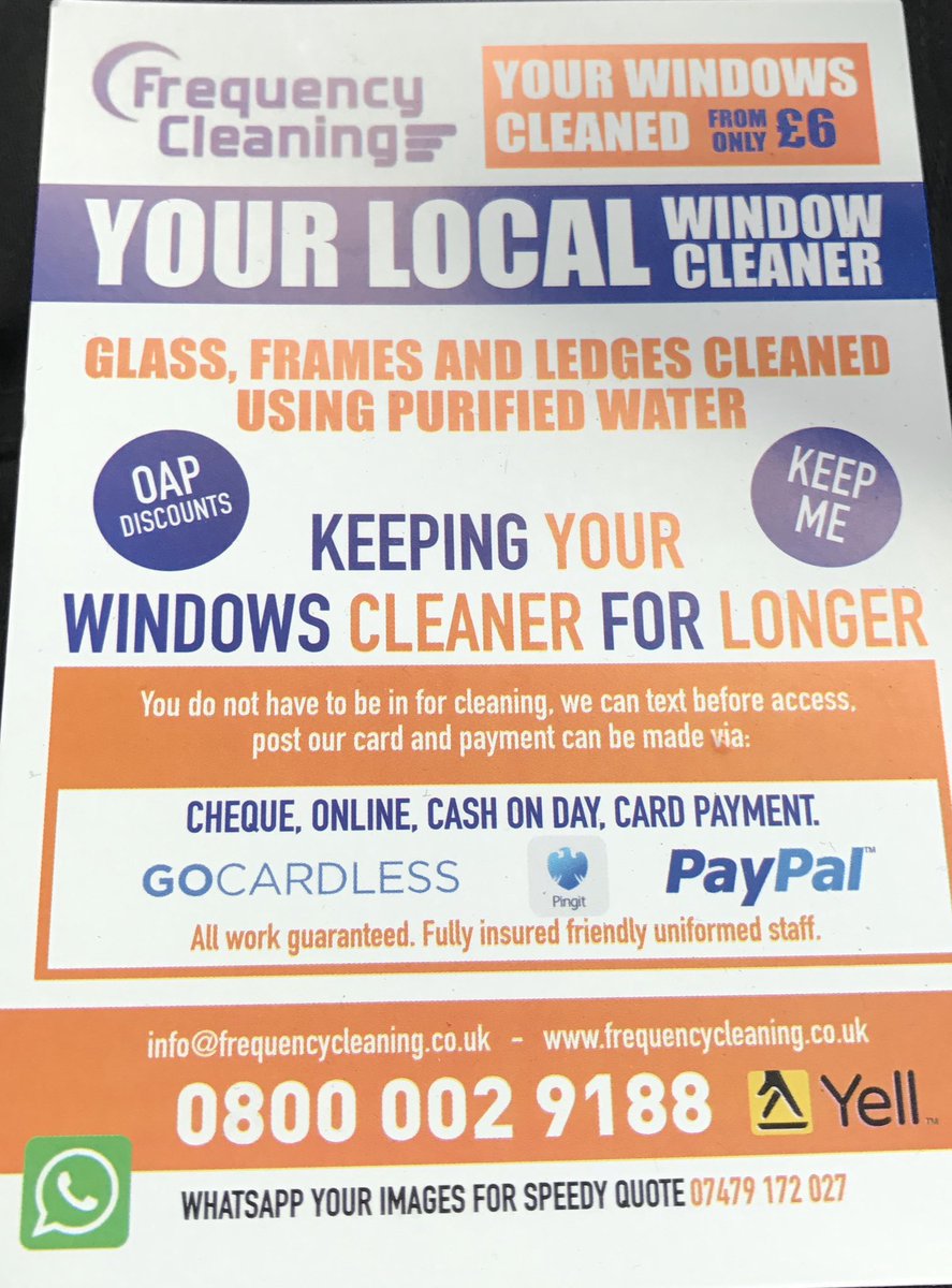Clean1Frequency's tweet image. #london #kent #windowcleaner