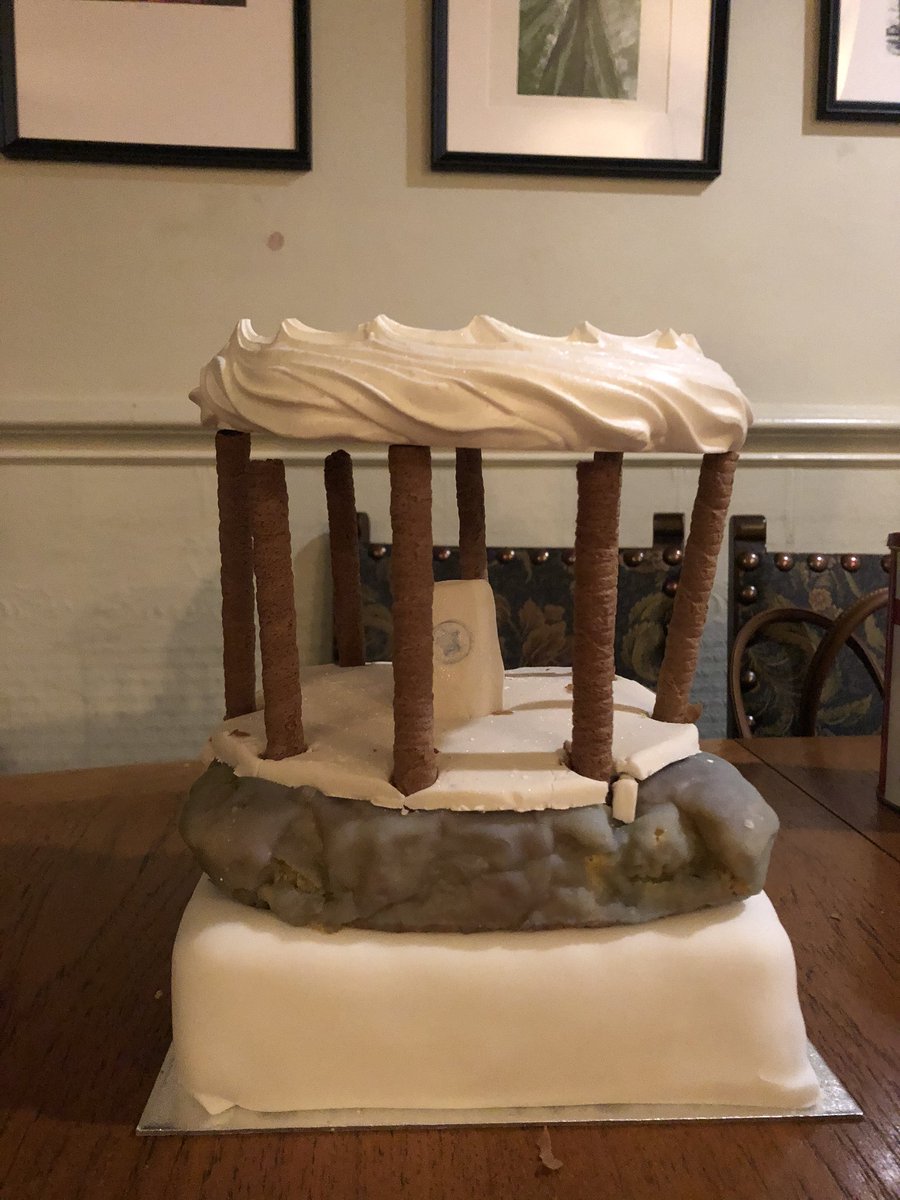 AmzStone's tweet photo. @MagnaCartaPhD finally submitted his PhD, so naturally @Heather1576 made a memorial cake!

Bake off worthy? https://t.co/oavIcyLU9Z
