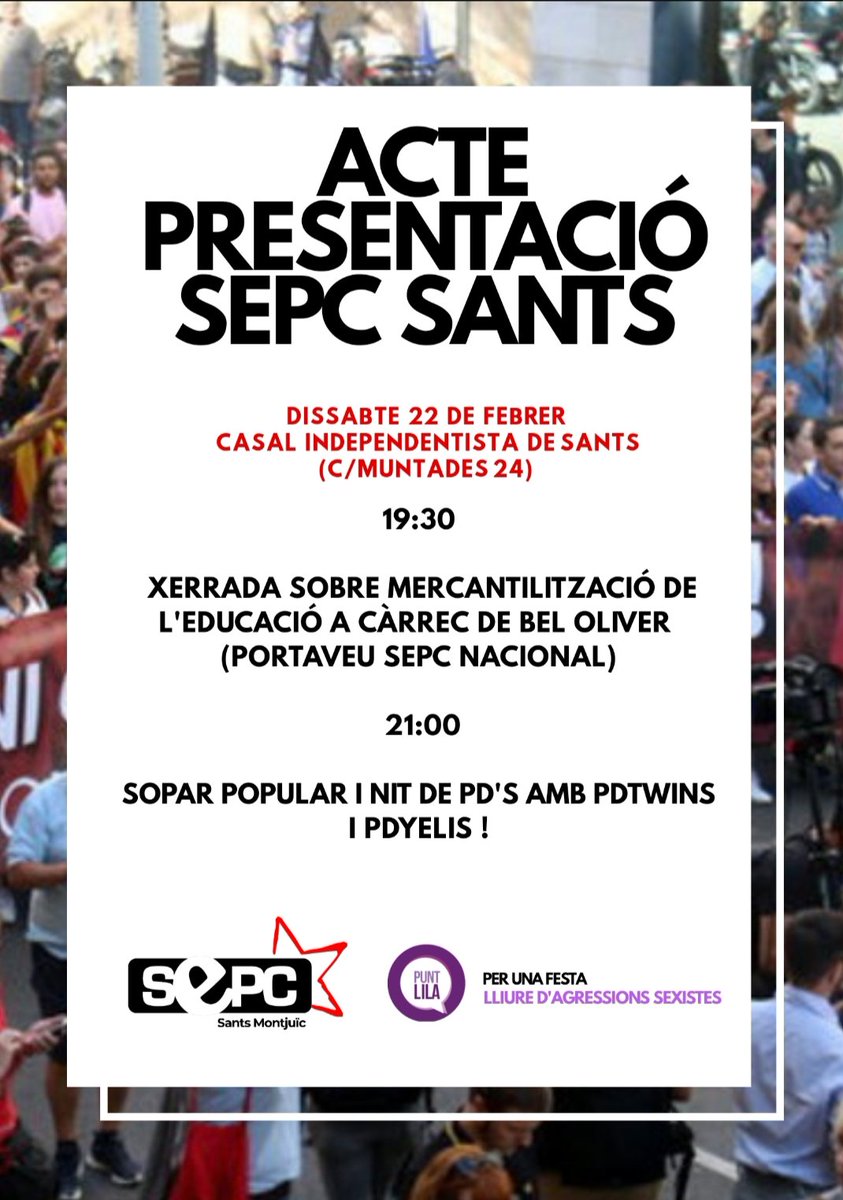 Aquest dissabte esteu totes convidades!!!