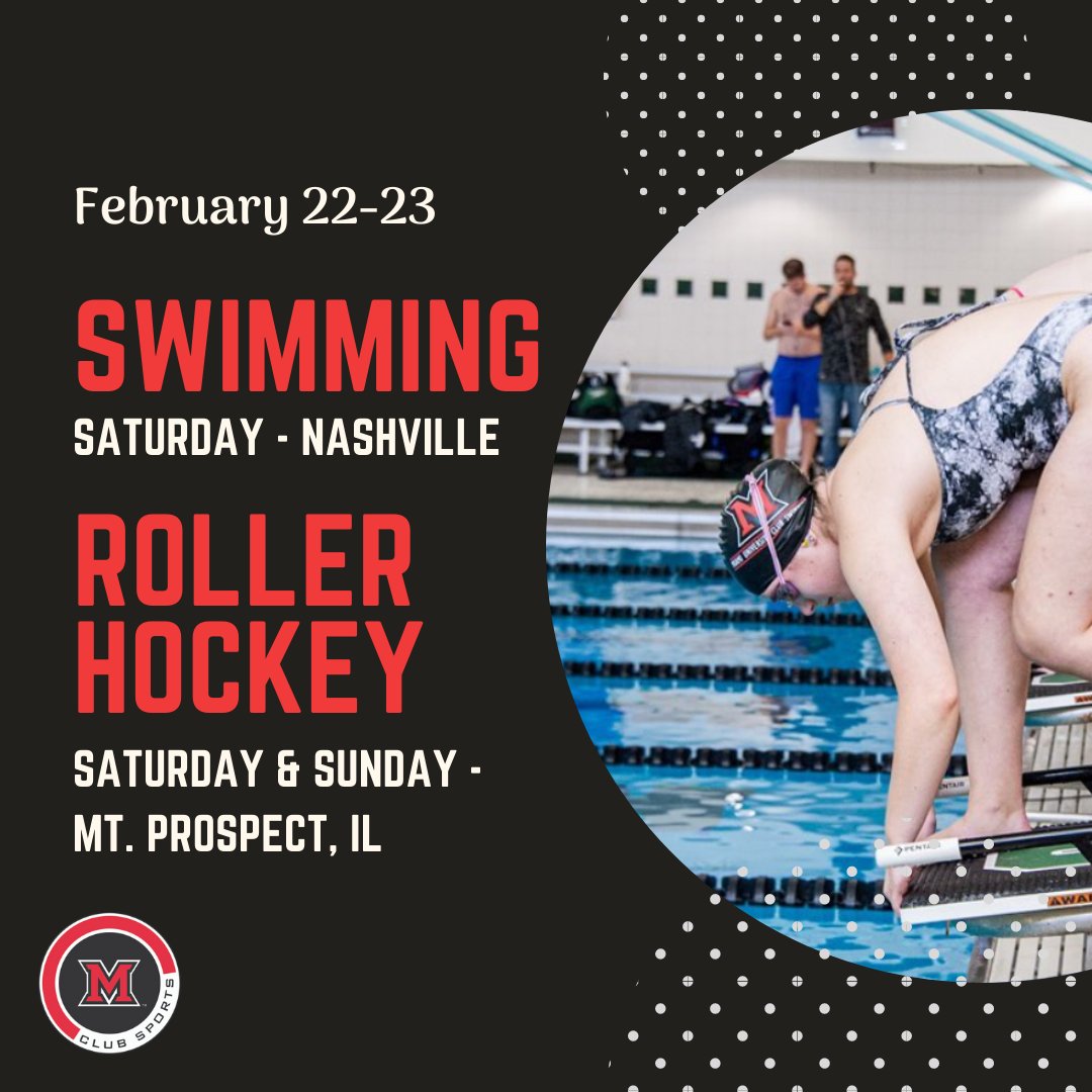 Wishing luck to the Club Swimming and Roller Hockey teams as they travel this weekend!