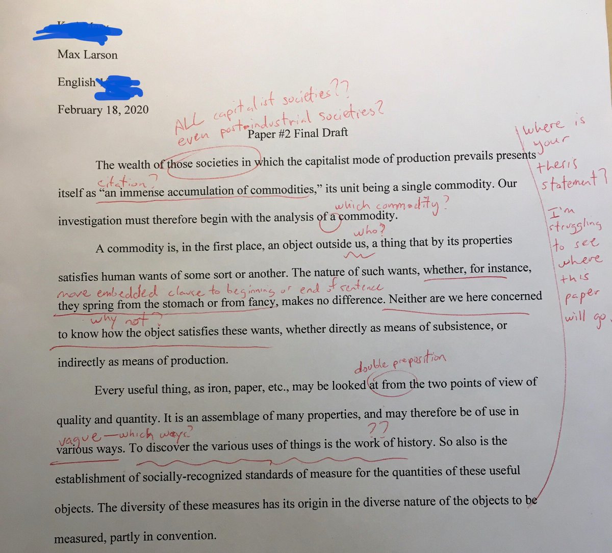 what is wrong with undergrads today??? look at this horrible paper my student wrote:
