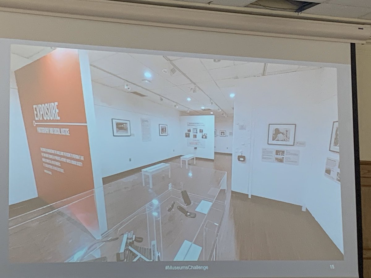 AFishNamedMeg's tweet photo. Student designed exhibit on photography and social justice @AnthroVivi #museumschallenge @UFMuseumStudies https://t.co/tQwDiBeVz6