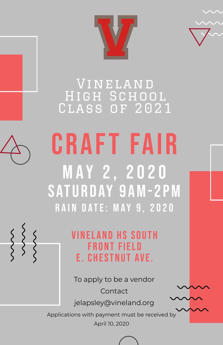 VHS2021's tweet photo. Come out and Support our CRAFT FAIR‼️ https://t.co/z106xjR3Xh