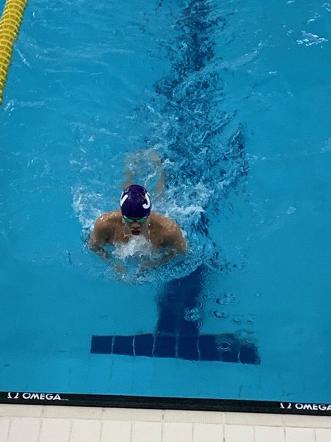 StFXSOS's tweet photo. A great day for our Knights at   GHAC swim meet at the University of Guelph. Congrats to Jaden Mendoza for qualifying for @OFSAASwimming - a JV first in this sport 🏊 🏊‍♀️ #JVProud #VanierWay 💜💜 https://t.co/QQ5LXWXE4w