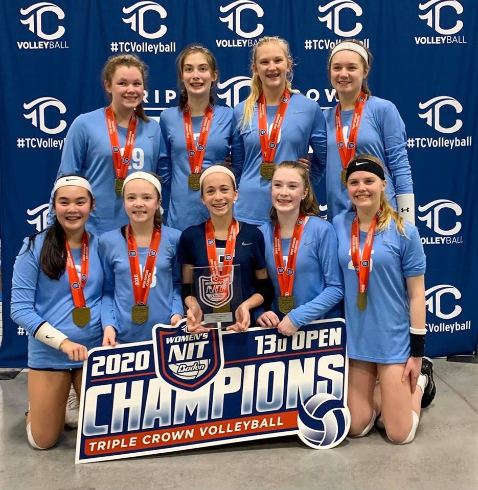 rockwoodthunder's tweet photo. What an amazing weekend for Rockwood Thunder! We still have some more teams to highlight! First up, 13 Elite went to NIT Triple Crown and came out as the Open Division Champions! Way to go! #rtvbc #openchamps #kc #triplecrown https://t.co/61vpSL8zuS