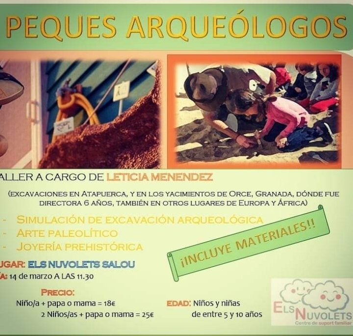 Sandra83039402's tweet photo. Voleu passar un dia diferent amb els vostres fills? Teniu un petit explorador/a a casa? A els nuvolets tenen una activitat preparada! Apunta't
https://t.co/11XSGClu8B https://t.co/tm31i99tn6