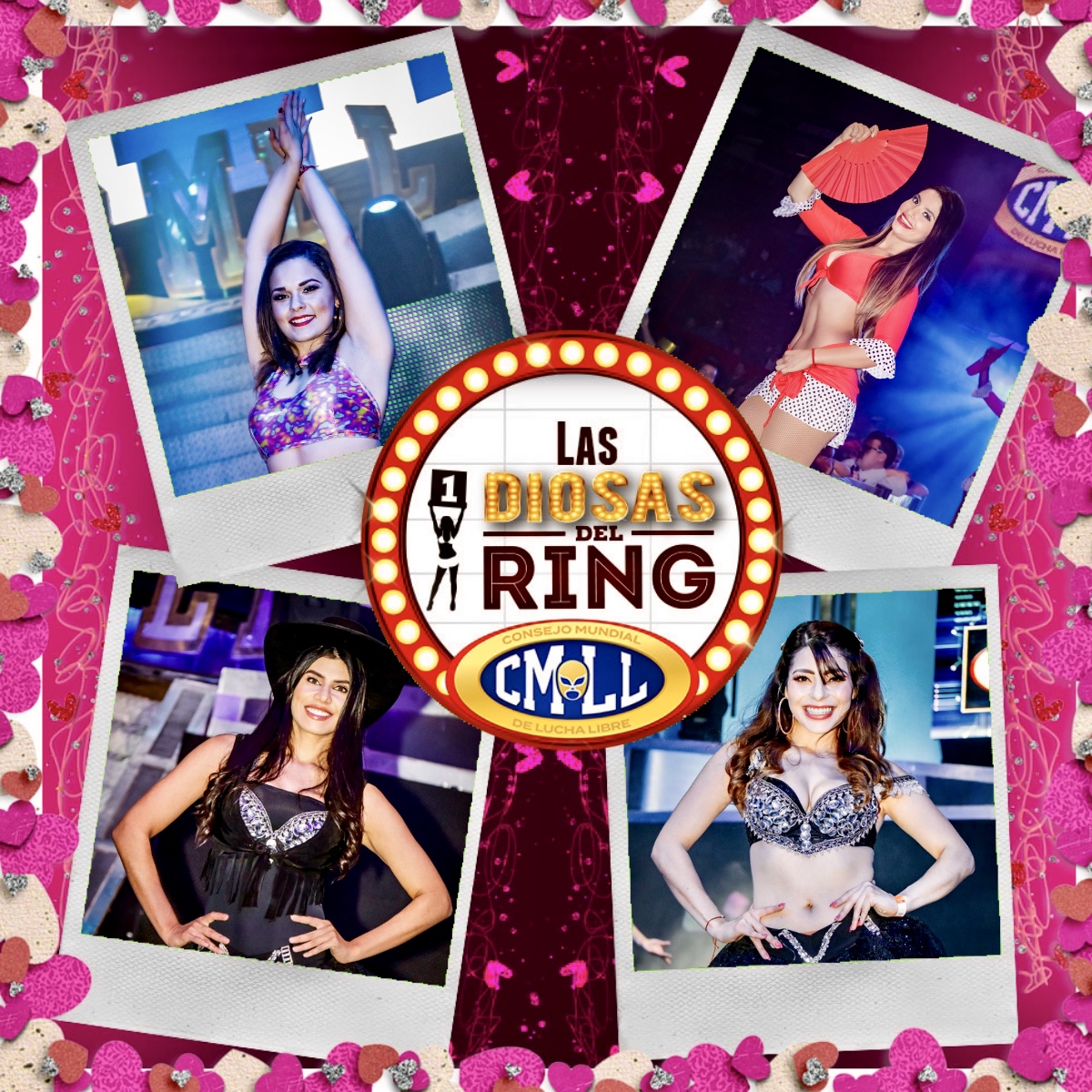 DiosasDelRing_'s tweet photo. 💞💥💓💥💞💥 💞💥💓💥💞💥
Las Diosas del Ring que se presentan en la función de Hoy son:
💞💥💓💥💞💥 💞💥💓💥💞💥
💋 Sandra
💋 Erika
💋 Yanireth
💋 Steph

📍Arena México 
#NuevosValoresCMLL
📆 18 de Febrero ‘20
⌚ 7:30 p.m. https://t.co/uht7cDYWkV