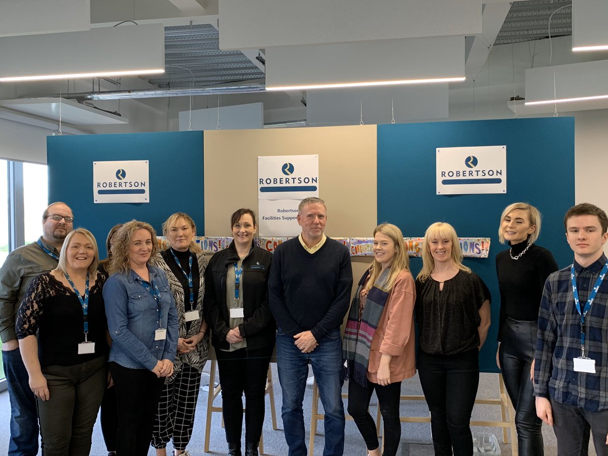 1st year birthday celebrations at our <a href="/RobertsonGroup/">Robertson</a> Facilities Support Centre at <a href="/redtreesuites/">Red Tree Business Suites</a> on Friday.  Amazing cupcakes kindly provided by <a href="/clydegateway/">Clyde Gateway</a> - here’s to the 2nd year !