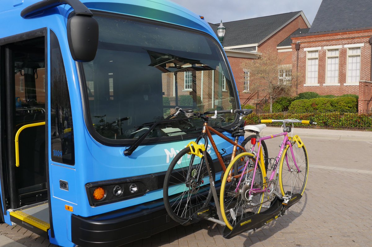 MyRideRockHill's tweet photo. If you’ve used the My Ride bike racks, we want to know how much you LOVED it.
You can rack your bike, hop on the bus, head to one of the City’s beautiful parks, & enjoy the ride (both of them).
Don’t forget to tag us when sharing your experience! #myrideishere #myride https://t.co/DwNlNC4uHe