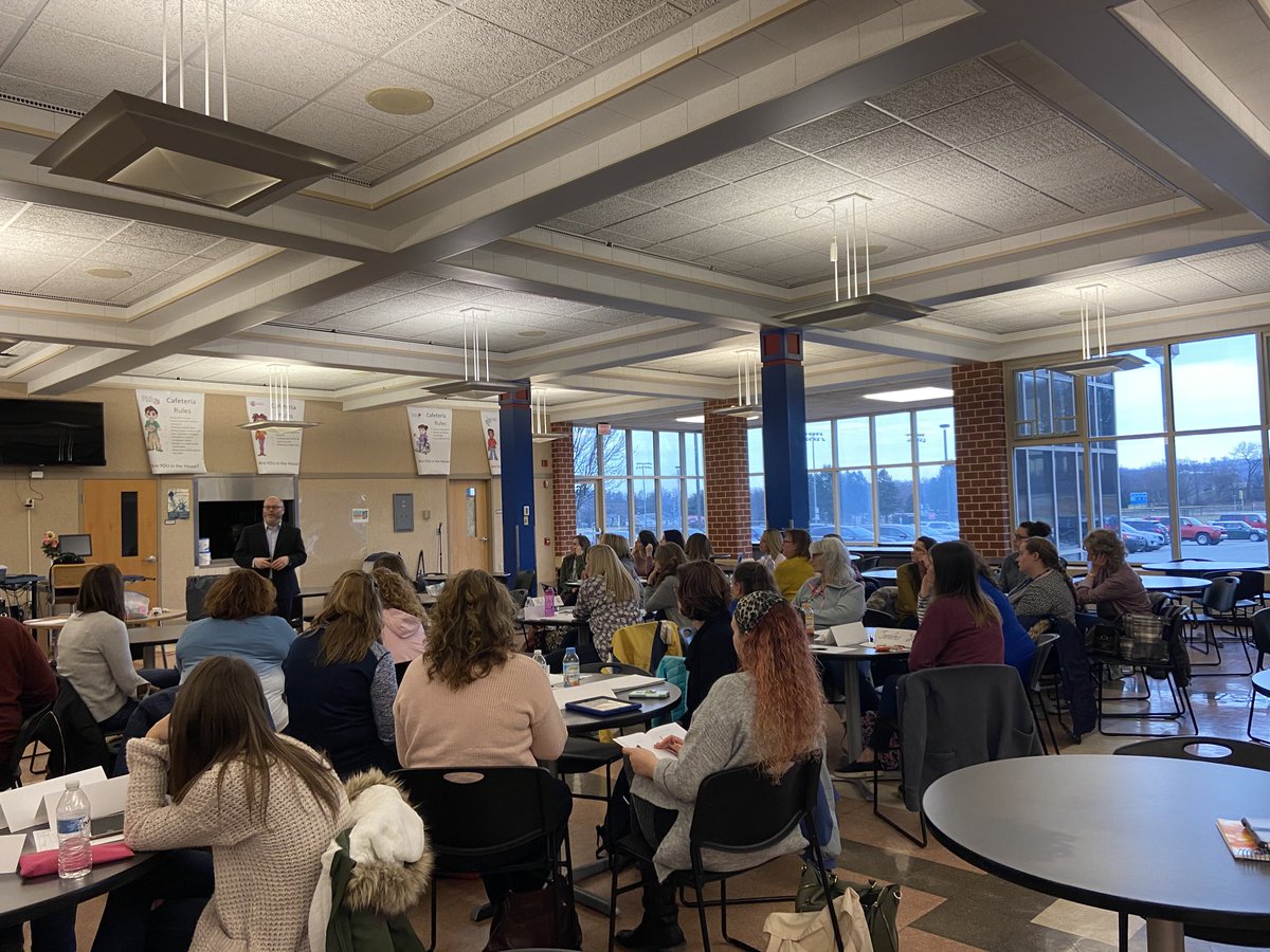 ⁦<a href="/JohnSanGiovanni/">John SanGiovanni</a>⁩ sharing “Math Instruction For Their Future” with our awesome K-2 teaching teams!#SGASD #RocketPride