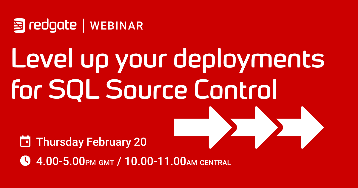 redgate's tweet image. We’re excited to announce our new flexible DevOps workflow! The model combines #state-based #development in #SQLSourceControl and #SourceControl for #Oracle with the customizable power of #migrations-based #deployments. Join this session to find out more: rd.gt/2Uz9hCW