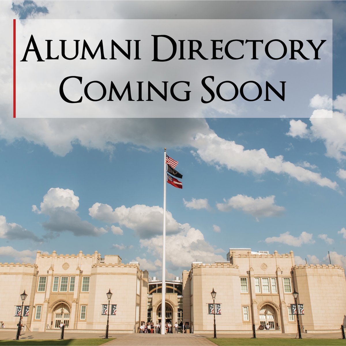 A Georgia Military College Alumni Directory is coming soon! 
Over the next few months, all GMC Alumni will be contacted by a company we are partnering with (PCI) via email and/or direct mail to verify and update your information. More info here: alumni.gmc.edu/alumni-directo…