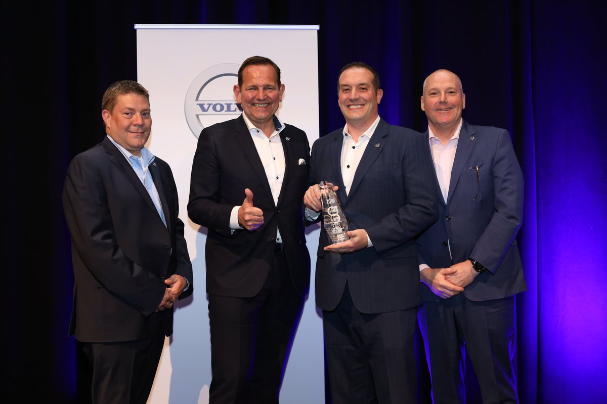 LegacyTruckCtrs's tweet photo. Saturday, February 15 in conjunction with the #ATDShow in Las Vegas, Volvo Trucks recognized its dealer network and celebrated dealerships' accomplishments in 2019 with the annual dealer awards.
Legacy is proud to bring home the Top Dealer Market Share 2019 award! https://t.co/ryLZyV243Y