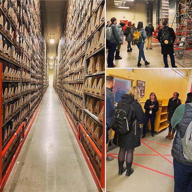 umnlib's tweet photo. Cavern! We had a great time taking a group of new academic advisors to the storage caverns underneath Andersen Library yesterday. It is always such fun to share our great tools and services and talk about our Archives! #umn #umnproud #tour #umncaverns #a… https://t.co/PVKVbDDpeC https://t.co/UqzzonLF69