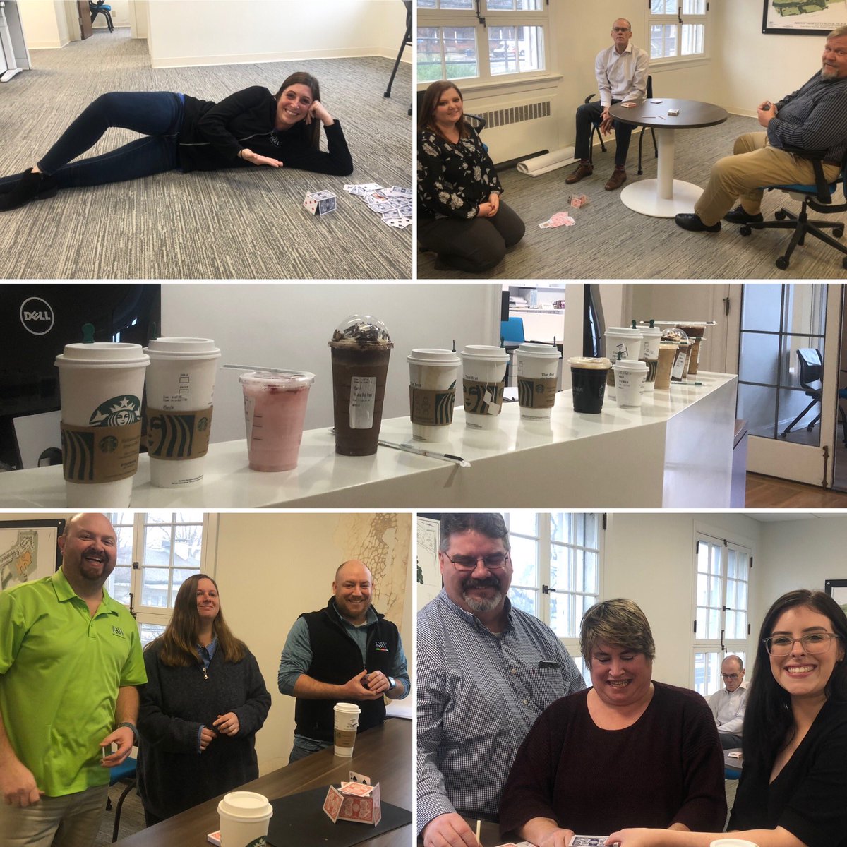 Enjoying #EngineersWeek with a card house building challenge while indulging on some coffee! 

#kandw #engineersweek #itsharderthanitlooks