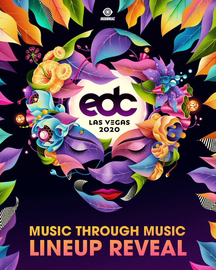 EDC_LasVegas's tweet image. Tune in this Thursday at 6pm PT for the #EDCLV2020 Lineup Reveal live on the EDC Las Vegas Facebook page! 🙌🎶