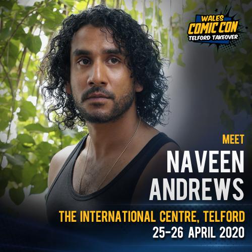 NEW MEDIA GUEST #WCC2020 - Naveen Andrews #Lost #Sense8 #OnceUponATimeInWonderland #FarCry4 #Sinbad #Rollerball