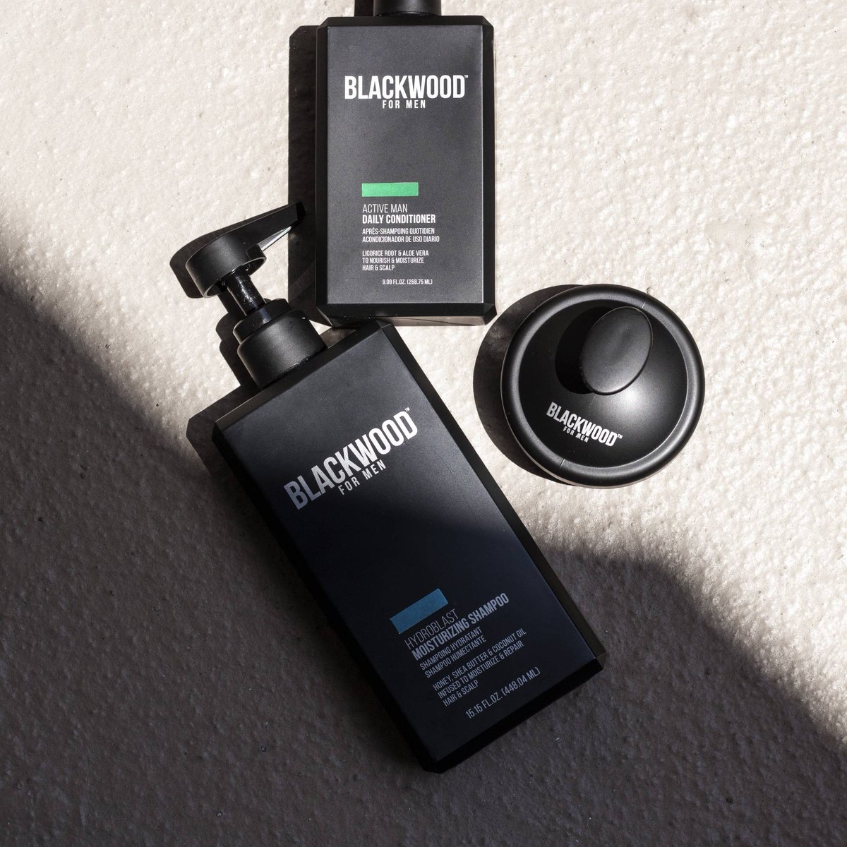 Blackwoodformen's tweet image. Harsh chemicals can throw shade at your hair. We have the #natural tools to restore &amp;amp; protect it. #activeman #hydroblast #CleanseRestoreProtect 💦🛠🛡