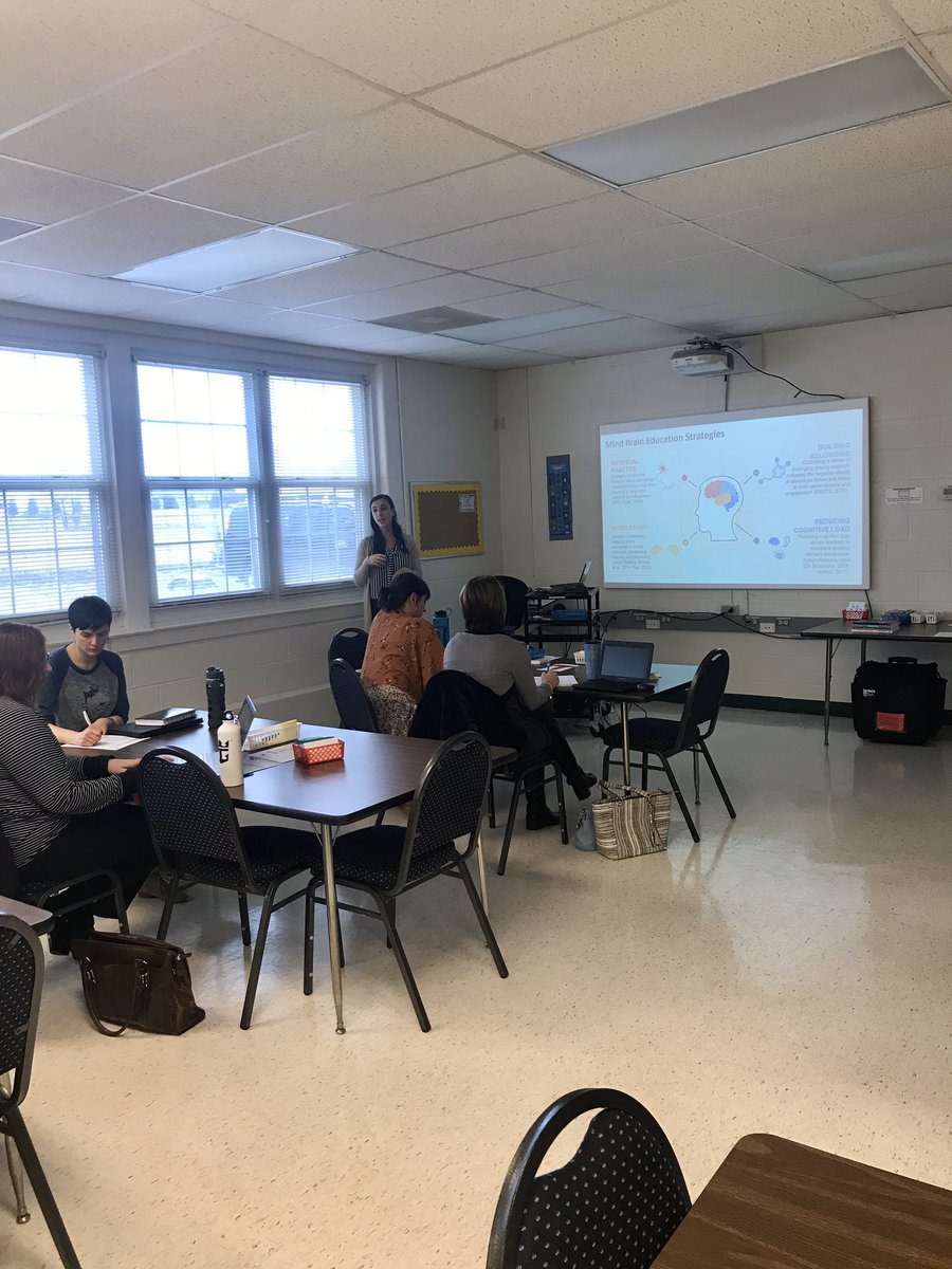 LizMirandaFCPS's tweet photo. Such an enjoyable day spent with Secondary EL Teachers! #fcpsEL We took a deep dive into MBE strategies that will support our ELs @KaitlinMooreEL #interleaving #retrievalgrids https://t.co/Ty63Qznfcr
