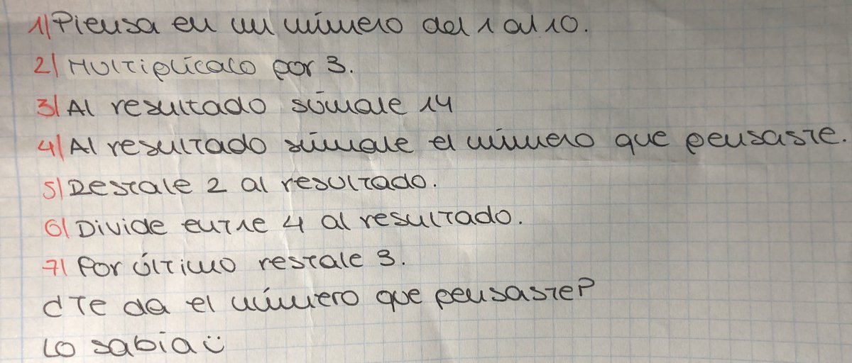 magicmath39's tweet image. Reto a @magicmath07 a poner el siguiente truco en forma algebraica
#magicmath
