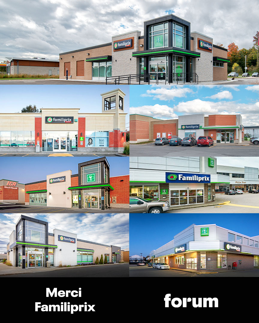 Groupe_Forum's tweet photo. Nous sommes fiers d'accueillir @Familiprix_inc dans 7 de nos centres commerciaux.
________________________

We are proud to welcome @Familiprix_inc in 7 of our shopping centers. https://t.co/tPRBKYW1Q1