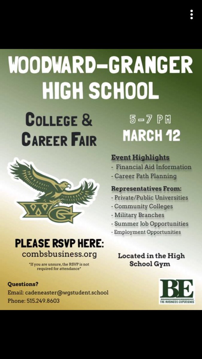 EasterCaden12's tweet photo. Before you leave for spring break, come find a job 💰 #WGBuildingFutures https://t.co/28QXRf2O4x