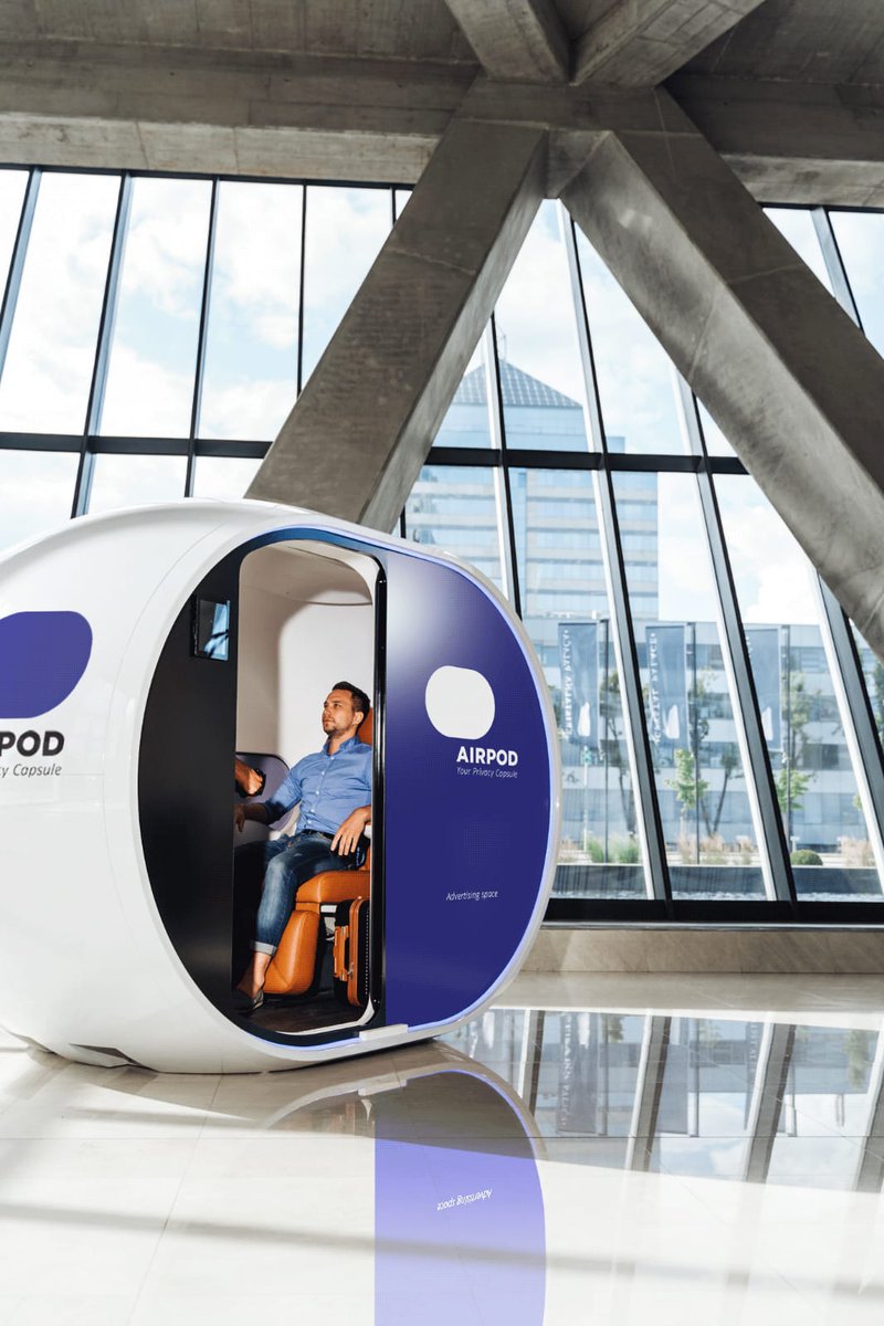 As a #traveller do you want to see more sleep pods in passenger terminals?  How would you spend your waiting time? #AIRPOD #Heathrow #Airport #SleepPod #NapPod #Travel #Privacy #Fraport #DXB #Gatwick #USA #Europe #ATLAirport #DFW (airport image courtesy InsideFlyer)