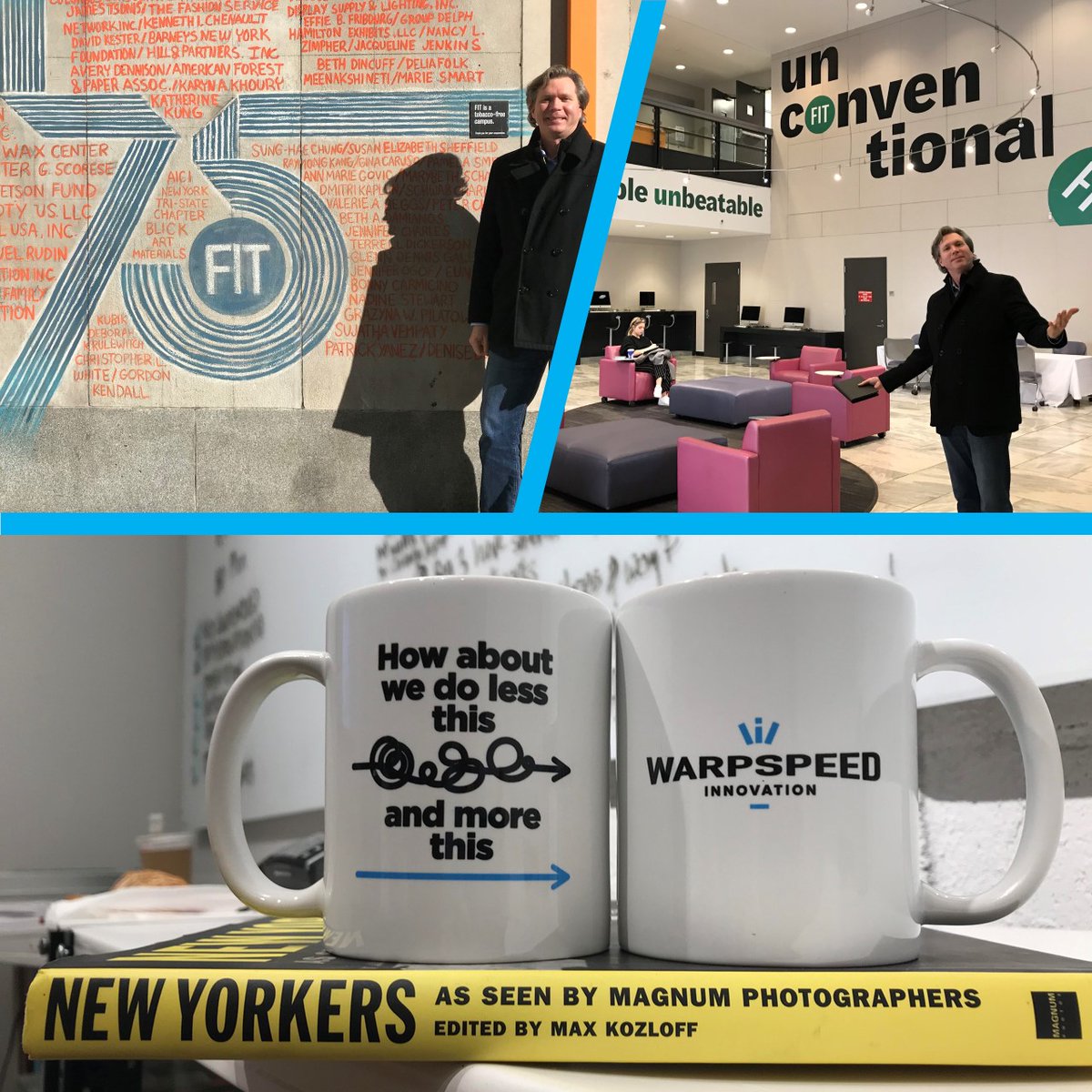 ericdavidhughes's tweet photo. Great, short trip to NYC to work with unconventional minds at the Fashion Institute of Technology for the launch of their 75th Anniversary! Stay tuned to hear about their inspiring collaborations &amp; projects! #innovationleadership #entrepeneurship #brandstrategy #sustainability https://t.co/NZL1FE4Gru