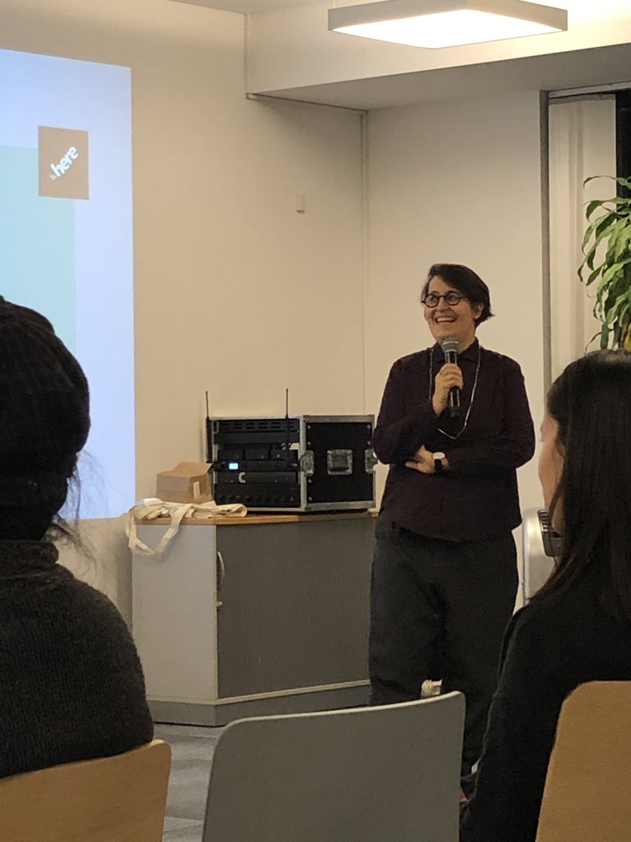 ladiesthatuxBER's tweet photo. Thank you Virva for this very interesting talk about data privacy and what to look out for when we’re building our services. And big thanks to our host @here for giving us the space for this month’s Meetup! #ltuxber #dataprivacy https://t.co/z2sybc0aqU