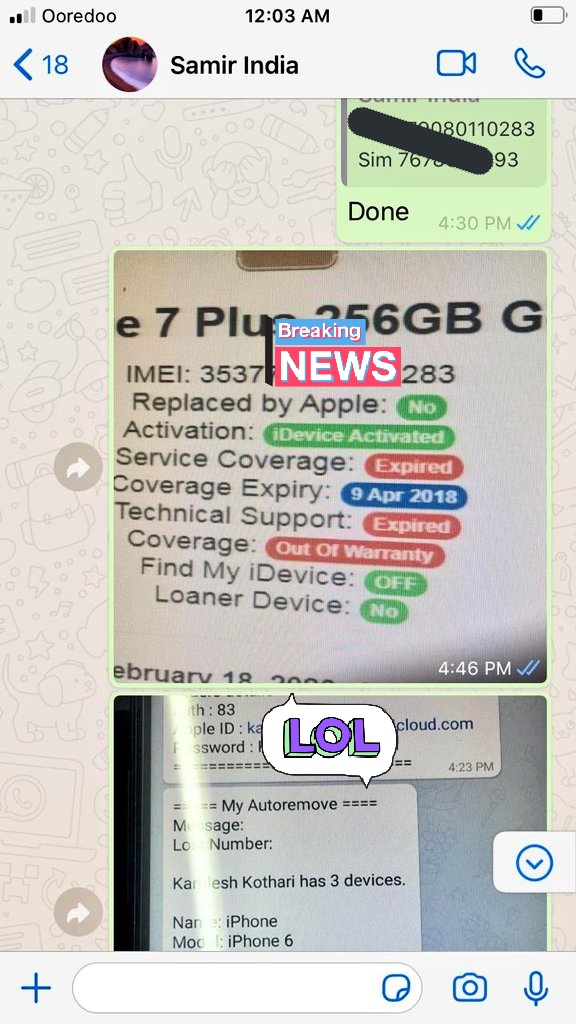dsunlocker's tweet photo. Lost  mode  from India  few minutes done https://t.co/YimMN896ro