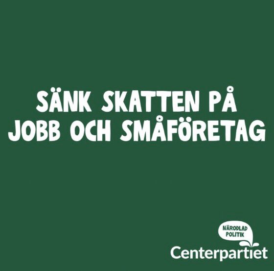 Under Alliansåren lyckades vi både sänka skatterna för jobb och företag och satsa rejält på vård, skola och omsorg. Då var Moderaterna helt med på denna politik. Mycket bekymmersamt att M nu vill stoppa skattesänkningar  som kan göra att fler får chansen till ett första jobb.