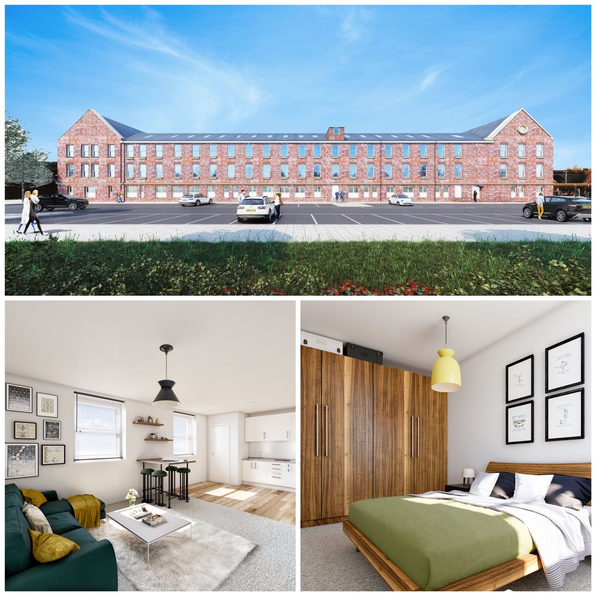 NEW DEVELOPMENT: The Preston, #Leeds. 1 bedroom apartments from £95,000, 2 bedroom apartments from £122,000. Rental yields up to 7%. For further details, contact The GEA on 0161 932 1716 or email hello@thegea.co.uk #investment #property #buytolet