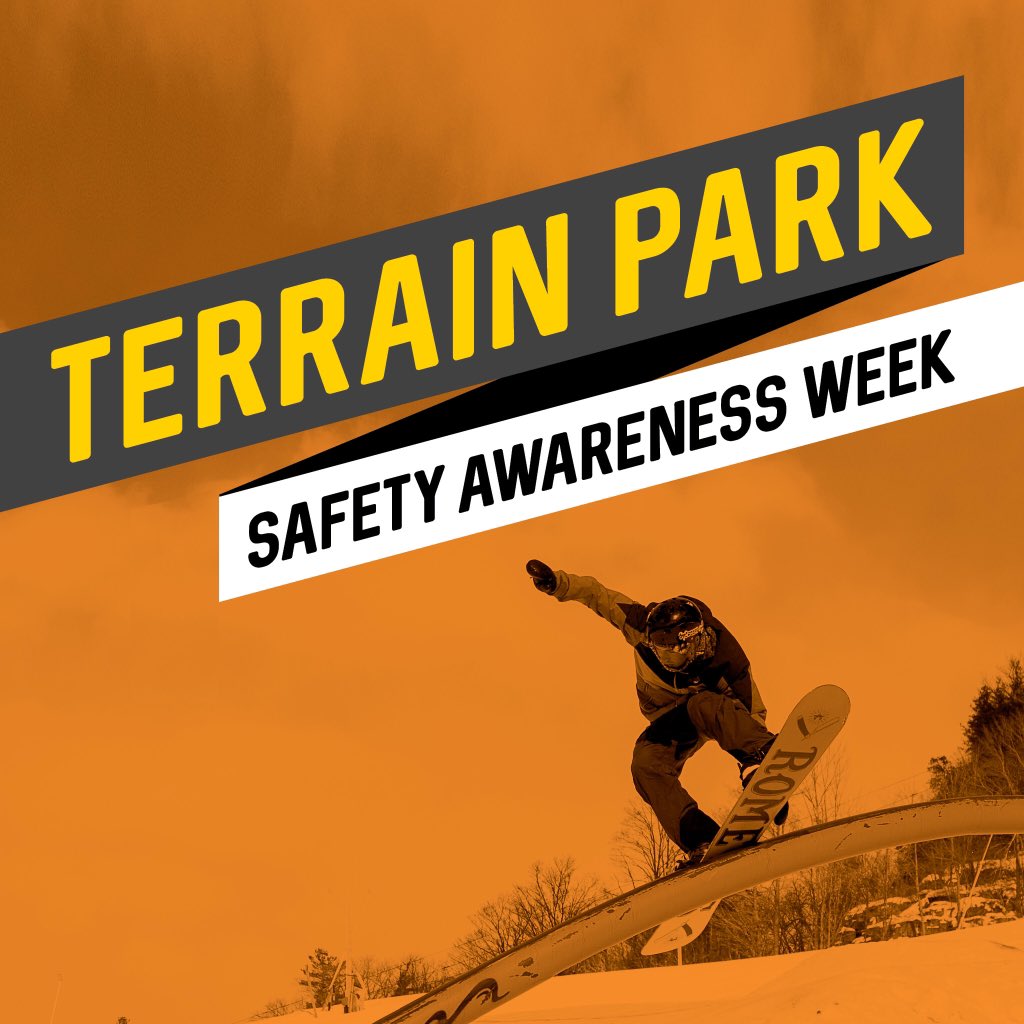 February 23-29 is Terrain Park Safety Awareness Week at Glen Eden. Learn more about safe practices in the terrain park and find out how to improve your style for hitting features. There will be activities, prizes and even a rail jam! 🏂⛷ Click for more: gleneden.on.ca/events/detail/…