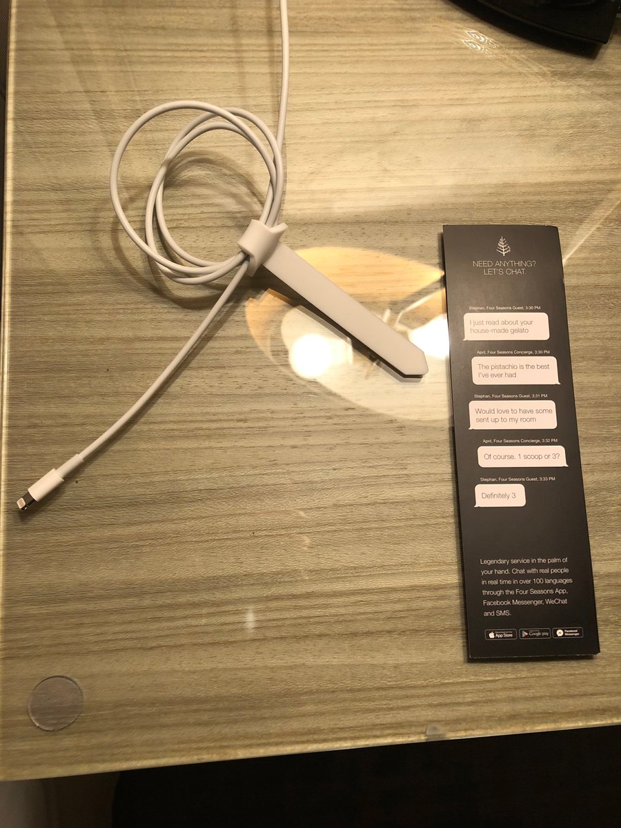 GoldbergBetsy's tweet photo. Such exquisite attention to detail at @FSToronto during my recent stay. A lovely bit of green in the bathroom. Cords thoughtfully coiled and held in place. A bookmark on the bedside table. Slippers laid out. Wonderful intuitive service! #VirtuosoTravel #luxuryhotels https://t.co/qEBwHMf5uF