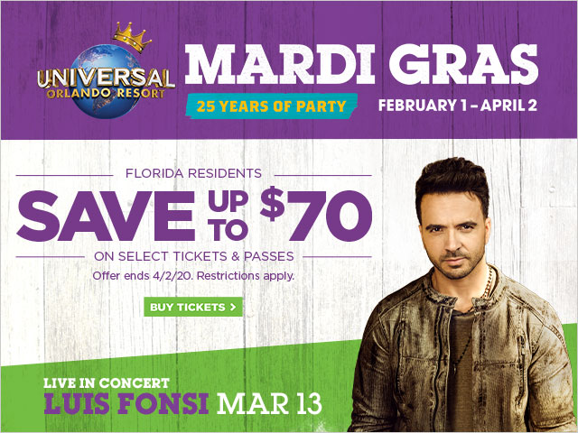 TicketsAtWork's tweet photo. Who's excited for @UniversalORL Mardi Gras 2020? In partnership with #UniversalOrlando, #TicketsAtWork is hosting an EXCLUSIVE merchandise giveaway for our followers! Do you want to win an awesome #MardiGras item? Let us know!! 🥳🎉
#UORMardiGras #TAWatUOR https://t.co/VIlCUGx9xd
